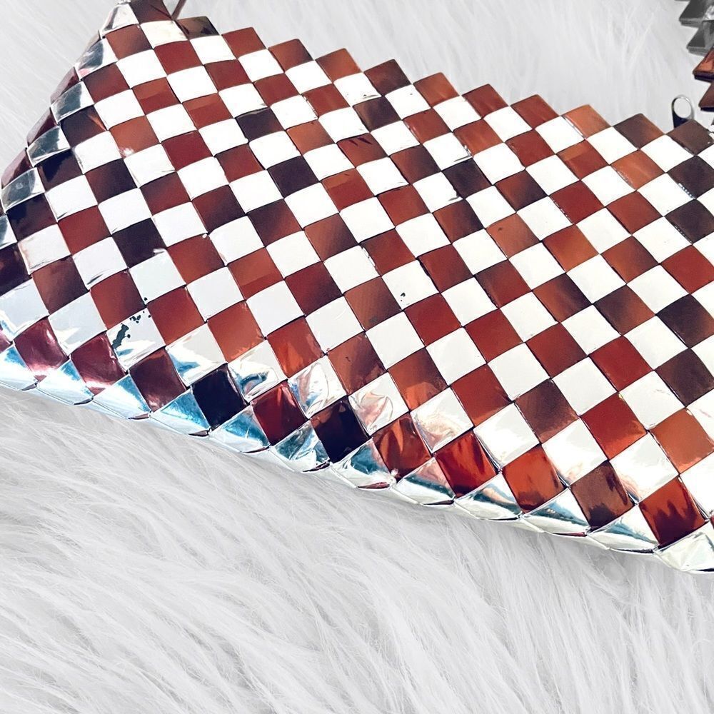 Metallic Candy Wrapper Handbag Purse - Picture 3 of 7